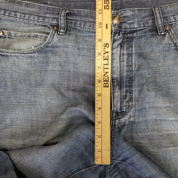 ZZEGNA- Ermenegildo Zegna- Mens 37.5” x 29” Straight Blue Denim Jeans - Picture 11 of 12